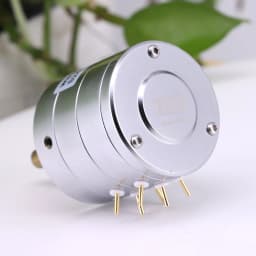 1PC EIZZ Stereo 10K 25K 50K 100K 250K 24 Steps Volume Potentiometer LOG Stepped Audio Attenuator For Hifi Audio DIY