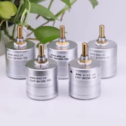 1PC EIZZ Stereo 10K 25K 50K 100K 250K 24 Steps Volume Potentiometer LOG Stepped Audio Attenuator For Hifi Audio DIY