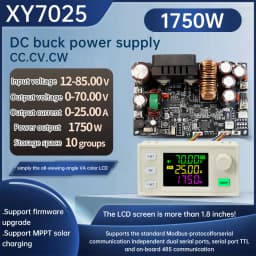 XY7025 DC Buck Converter CNC Step-down Adjustable Regulated Laboratory Power Supply Constant Voltage Current Solar Charge Module