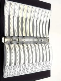 Capacitor Resistor Mixed Book 0201 0402 0603 0805 1206 1% FR-07 SMD SMT Chip Assortment Kit 170 Values 0R-10M Sample Book