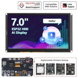 CrowPanel Advance 7.0-HMI ESP32 AI Functions Display 800x480 IPS Touch Screen Support Arduino/LVGL/Micropython