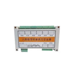 8 Channel Digital Force Weighing Transmitter, Supports 6-8 Load Cell Channels, RS485 Modbus RTU, IP65, Panel / DIN Mount
