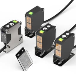GTRIC Photoelectric Sensor E3JK-RR12 Retro-reflective 24-240V DC/AC Universal Relay Output Square Optical Photoelectric Switch