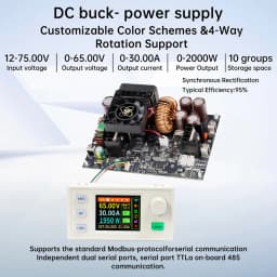 XY6530S XY6550S 2000W 3250W CNC DC Adjustable Voltage Reduction Power Supply Constant Voltage And Current Module