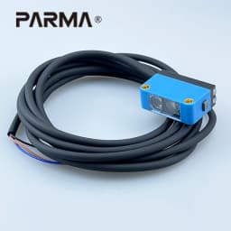 Mark Sensor Optical Sensor Color Marking Label Contrast Sensor Simple Easy Use 12-24V DC NPN PNP Sensing Distance 10mm