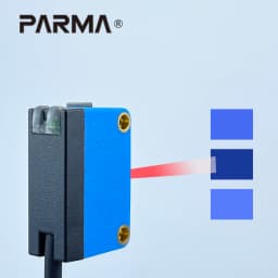 Mark Sensor Optical Sensor Color Marking Label Contrast Sensor Simple Easy Use 12-24V DC NPN PNP Sensing Distance 10mm