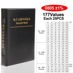 Resistor Kit 1% FR-07 170 Values SMD Book Resistor Assortment Kit 0201 0402 0603 0805 1206 0R-10M Smd DIY Sample Book
