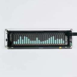 TYPE-C 5V 12V Car POWER Amplifier VFD Music Spectrum Display Clock Voice Control Level Indicator Rhythm Analyzer VU Meter
