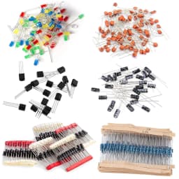 1500pcs Electronics Component Assortment Kit Capacitors Led Diode Rectifier Resistor Transistor For Arduino DIY Project