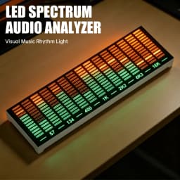Multi-mode Voice Control Music Spectrum LED Pickup Rhythm Analyzer Light Display Audio Level Indicator VU Meter Electronic Kit