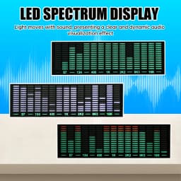 Multi-mode Voice Control Music Spectrum LED Pickup Rhythm Analyzer Light Display Audio Level Indicator VU Meter Electronic Kit