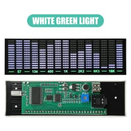 Multi-mode Voice Control Music Spectrum LED Pickup Rhythm Analyzer Light Display Audio Level Indicator VU Meter Electronic Kit