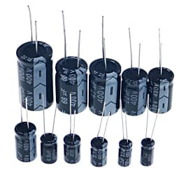 78pcs 11Value 400V High Voltage Aluminum Electrolytic Capacitor Mixed Box Kit 1UF 2.2UF3.3UF4.7UF6.8UF10UF22UF33UF47UF68UF100UF