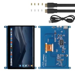7 Inch 1024x600 Raspberry Pi Display for 4 3B+ 3B Windows Touchscreen 7 Inch Mini HDMI Monitor