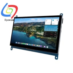 7 Inch 1024x600 Raspberry Pi Display for 4 3B+ 3B Windows Touchscreen 7 Inch Mini HDMI Monitor