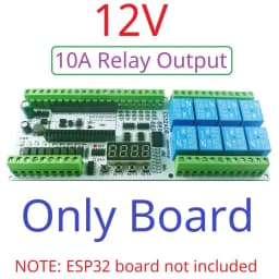 DC 12V 24V Multifunction ESP32 Expansion Board Wifi Digital Analog IO Module for Arduino WEB MQTT Ethernet Network Relay DIY
