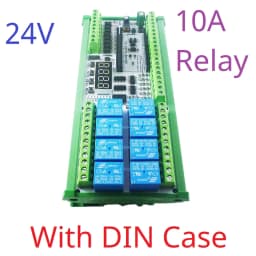 DC 12V 24V Multifunction ESP32 Expansion Board Wifi Digital Analog IO Module for Arduino WEB MQTT Ethernet Network Relay DIY