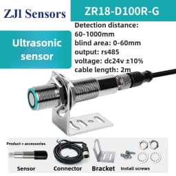UBS500-GM18N Ultrasonic Sensor M18 High Precision High Frequency Small Blind Spot Millimeter Level Detection Induction Switch