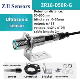 UBS500-GM18N Ultrasonic Sensor M18 High Precision High Frequency Small Blind Spot Millimeter Level Detection Induction Switch