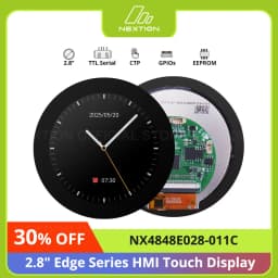 NEXTION NX4848E028-011C 2.8″ LCD-TFT Capacitive HMl Touch Display Module Edge Series Screen Panel Touchscreen Without Enclosure