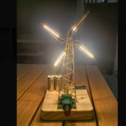 DIY Material Package Desktop Decoration GlowinDIY Windmill Light Kit