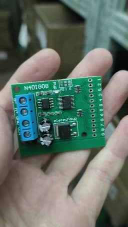 5PCS 3 in 1 8ch Input/Output Digital Switch TTL LvTTL CMOS RS485 IO Control Module Modbus Rtu Board For PLC Relay