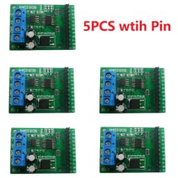 5PCS 3 in 1 8ch Input/Output Digital Switch TTL LvTTL CMOS RS485 IO Control Module Modbus Rtu Board For PLC Relay