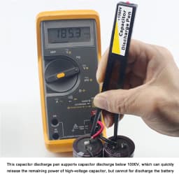 Portable Capacitor Discharge Pen High Voltage Fast Discharging Tool Repair Tool Discharger for Electronic Safety Intelligent