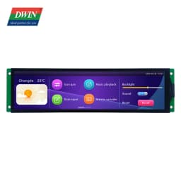 DWIN 8.8 Inch 1920x480 TFT LCD HMI Display Module TTL/RS232 IPS Capacitive Resistive Touch Screen DMG19480T088_01W
