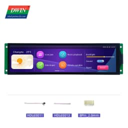 DWIN 8.8 Inch 1920x480 TFT LCD HMI Display Module TTL/RS232 IPS Capacitive Resistive Touch Screen DMG19480T088_01W