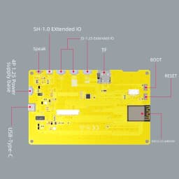 ESP32-S3 HMI 8M PSRAM 16M Flash Arduino LVGL WIFI&Bluetooth 5 " IPS 800*480 Smart Display Screen 5.0 inch RGB LCD TFT Module