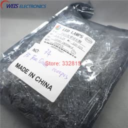 1000PCS 5MM LED WATER CLEAR WHITE, BLUE, GREEN, YELLOW, RED LAMPS LONG LEGS FREE SHIPPING