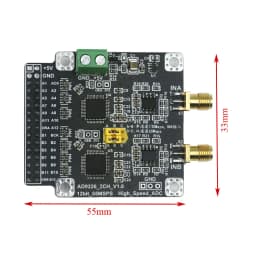 AD9226 High-Speed 12-Bit ADC Module 65MSPS Dual-Channel, 130MSPS Single-Channel Data Acquisition Board for FPGA MCU Oscilloscope