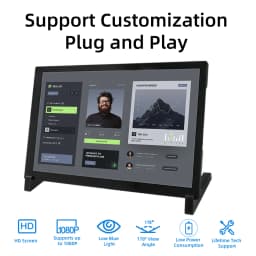 10.1 inch 1280x800 IPS Raspberry Pi Touch Screen for Raspberry Pi 5 Screen HDMI Portable Monitor LCD Display Plug And Play