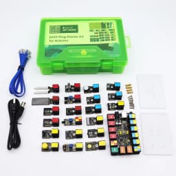 Kidsbits EASY Plug RJ11 Connector Learning Starter Kit+22 Projects for Arduino IDE Programming STEM Education DIY Electronic Kit
