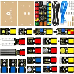 Kidsbits EASY Plug RJ11 Connector Learning Starter Kit+22 Projects for Arduino IDE Programming STEM Education DIY Electronic Kit
