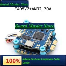 BaMasPAURC F405 Flight Stack 8S F405 V2 Flight Control AM32 8S 70A ESC 30.5x30.5mm For FPV Racing Drone