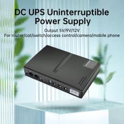 EU/US 5V/9V12V/15V/24V 1018L UPS Uninterruptible Power Supply DC Backup 18650 Power WIFI Router Optical Modem Built-In Adapter