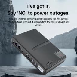 EU/US 5V/9V12V/15V/24V 1018L UPS Uninterruptible Power Supply DC Backup 18650 Power WIFI Router Optical Modem Built-In Adapter