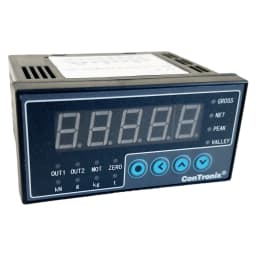 Weight Indicator Meter for Factory Automation, Fast 10/s Measurement, Wide Display Range -19999 to 45000 160x80 / 96x48mm