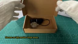 Compact Torque Load Cell Micro Reaction Torque Sensor 100Nm High Sensitivity Stainless Steel Force Sensor for Torque Monitoring
