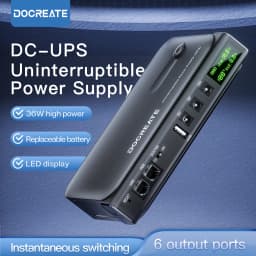 DC1036L 36W Digital Display UPS Uninterruptible Power Supply Anti-Reverse Connection 18650 Home Portable Router 5V9V12V/15V/24V