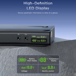 DC1036L 36W Digital Display UPS Uninterruptible Power Supply Anti-Reverse Connection 18650 Home Portable Router 5V9V12V/15V/24V