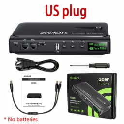DC1036L 36W Digital Display UPS Uninterruptible Power Supply Anti-Reverse Connection 18650 Home Portable Router 5V9V12V/15V/24V