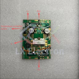 1pcs 300W high-power RF amplifier board, single BLF878 transistor. Frequency: 400-900MHz, input 2.4W (21dB) 42Vdc
