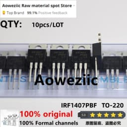 Aoweziic 2016+ 100% new imported original IRF1407 IRF1407PBF TO220 FET 130A 75V