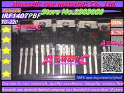 Aoweziic 2016+ 100% new imported original IRF1407 IRF1407PBF TO220 FET 130A 75V