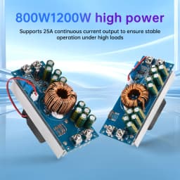 DC-DC Adjustable Step-Down Power Supply Module, 1500/1200W/800W Step-Down Power Supply Modules, DC 15V–90V to DC 2.5V–72V