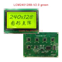 240128 Lcd Display Module with Touch Panel Screen Plastic T6963C or RA6963 or UCI6963 144x104mm LCM240128A B