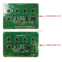 240128 Lcd Display Module with Touch Panel Screen Plastic T6963C or RA6963 or UCI6963 144x104mm LCM240128A B